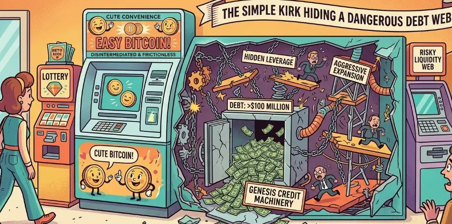 Crypto ATM operator files bankruptcy owing Genesis $100M