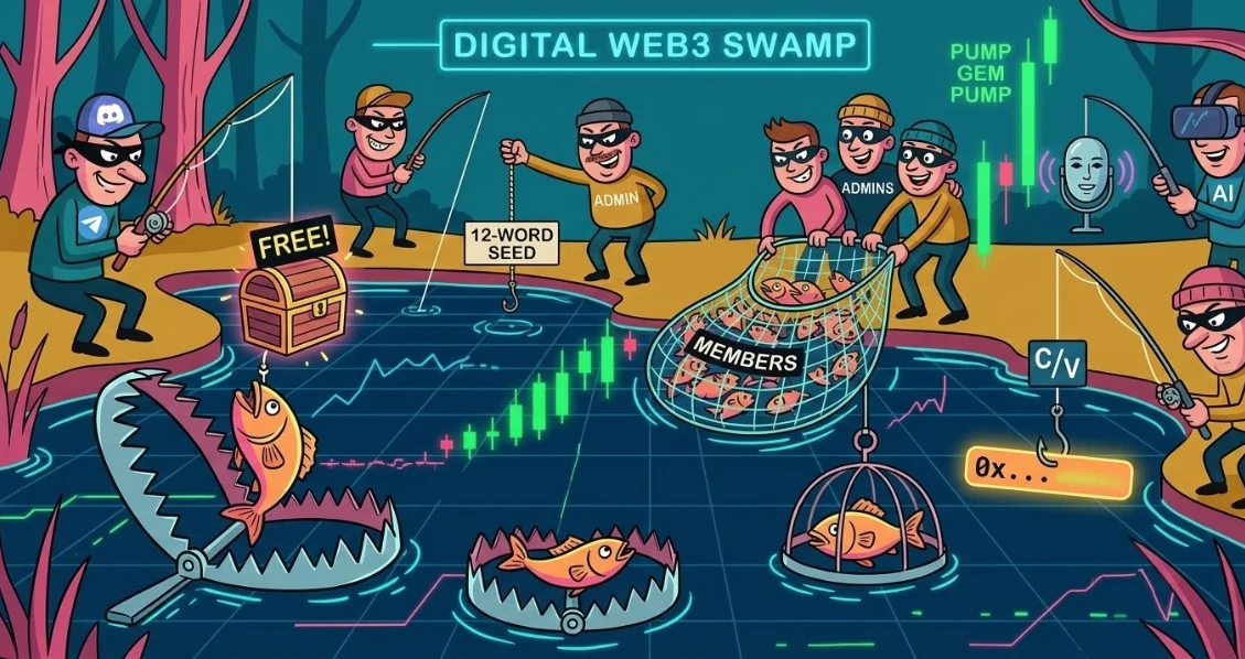 2026 Grift: The 10 Crypto Scams Currently Infecting Telegram and Discord