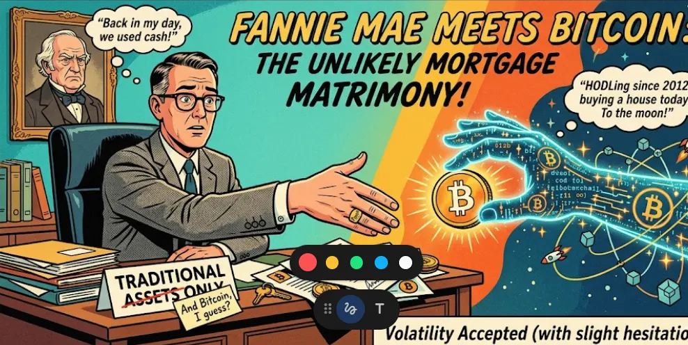 Fannie Mae Rolls the Dice: Crypto Mortgages Are Officially Mainstream