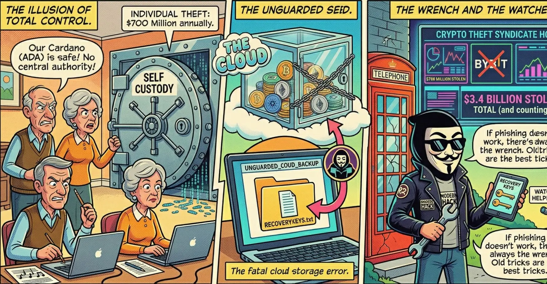 The Glass Vault: Why Being 'Your Own Bank' Is Costing Crypto Holders Billions